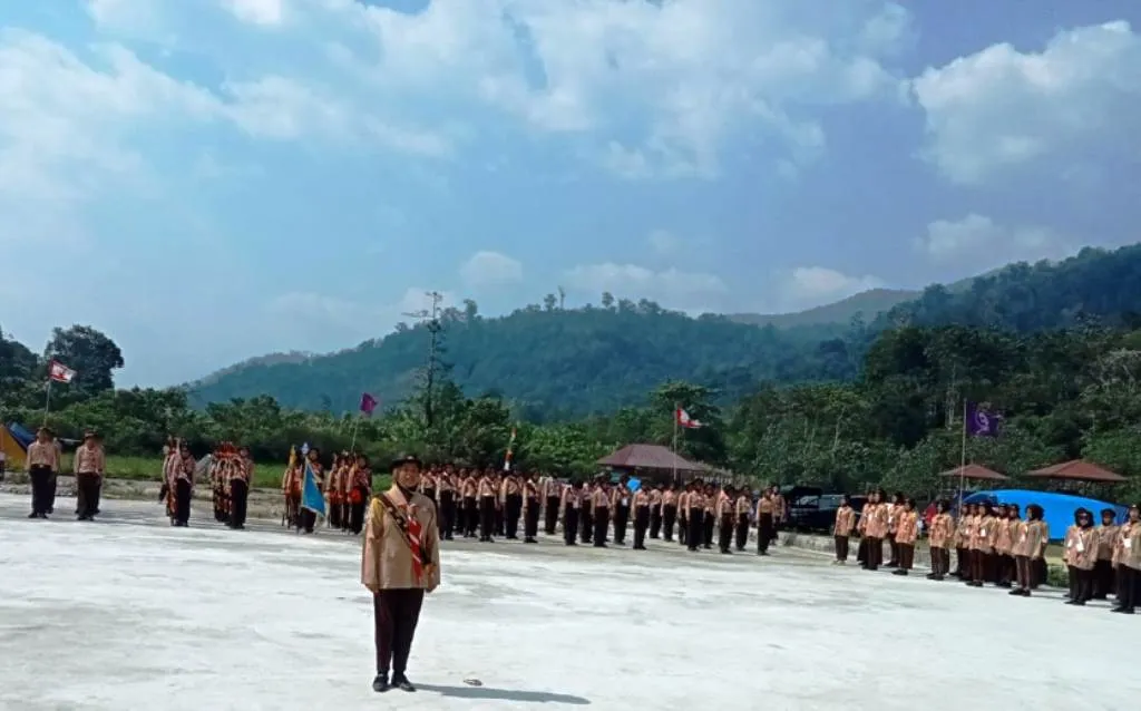 Peringatan Sumpah Pemuda, Kwarcab Pramuka Kabupaten Lebong Gelar Upacara dan Diskusi Sejarah