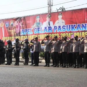 Polres Tegal Kota Laksanakan Apel Gelar Pasukan Operasi Mantap Brata Candi Polres Tegal Kota Laksanakan Apel Gelar Pasukan Operasi Mantap Brata Candi