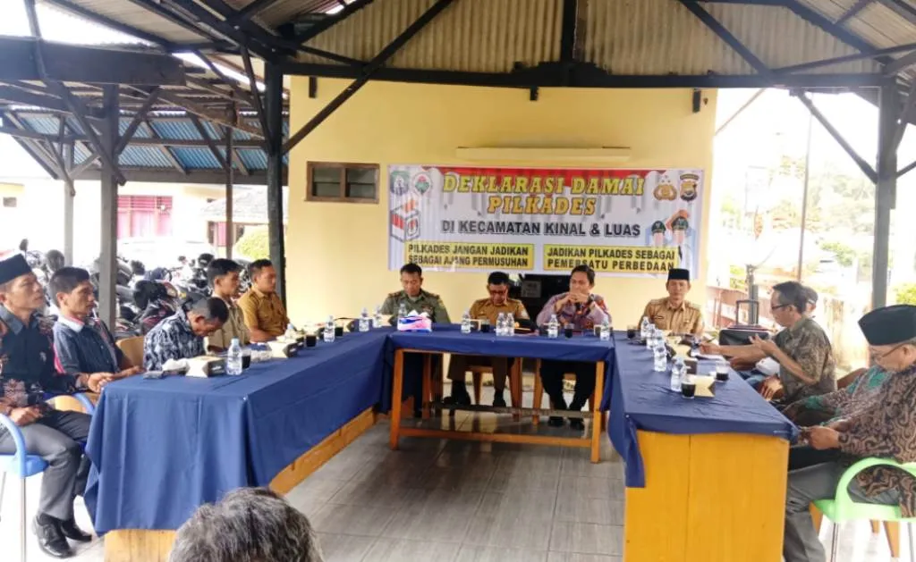 Polsek Kaur Tengah Selenggarakan Deklarasi Damai Pilkades Kaur