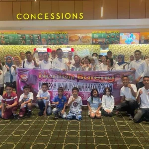Rayakan HKGB Ke-71, Polres Mukomuko Fokus Nonton Film 'Aku Rindu'