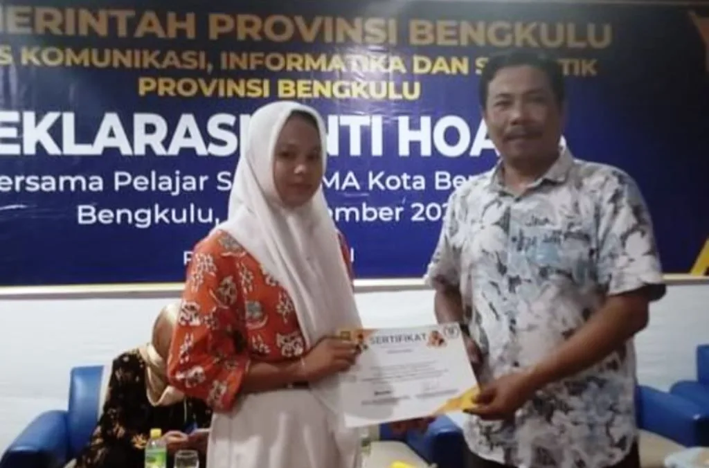 Bang Usin Gelar Deklarasi Anti Hoax Siswa SMA/SMK se-Kota Bengkulu