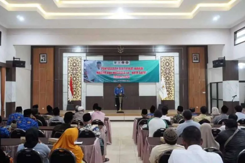 Kantor Pertanahan Kota Batu Sukses Selesaikan 51 Sertifikat Wakaf Masjid dan Mushola