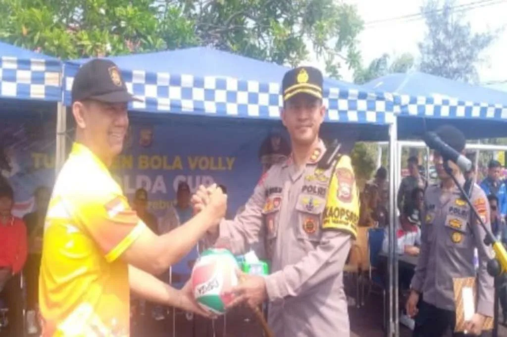 Kapolres Kaur Buka Turnamen Bola Volly Kapolda Cup, Upaya Cetak Bibit Atlet