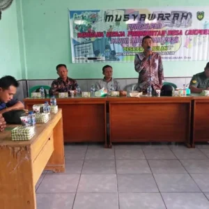 Musyawarah Pemdes Pajar Bulan Tetapkan RKPDES 2024, Fokus Pembangunan dan Pemberdayaan