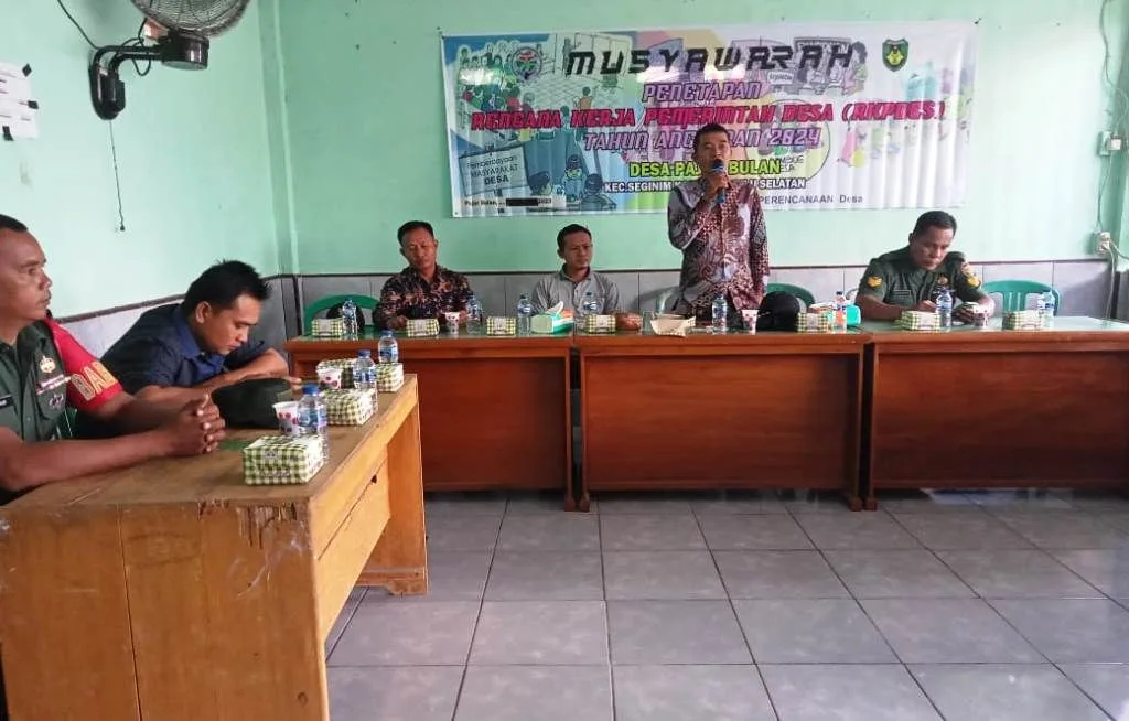Musyawarah Pemdes Pajar Bulan Tetapkan RKPDES 2024, Fokus Pembangunan dan Pemberdayaan