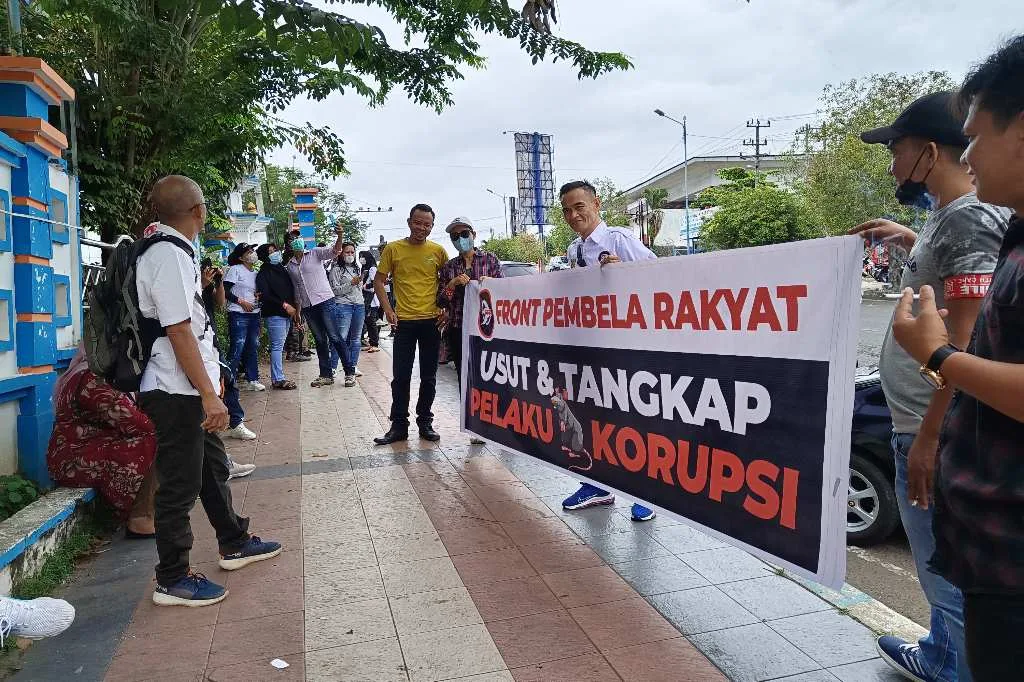 Perkara BPBD Provinsi Bengkulu Masuk Daftar Tuntutan Aksi Unjuk Rasa FPR di Kejati