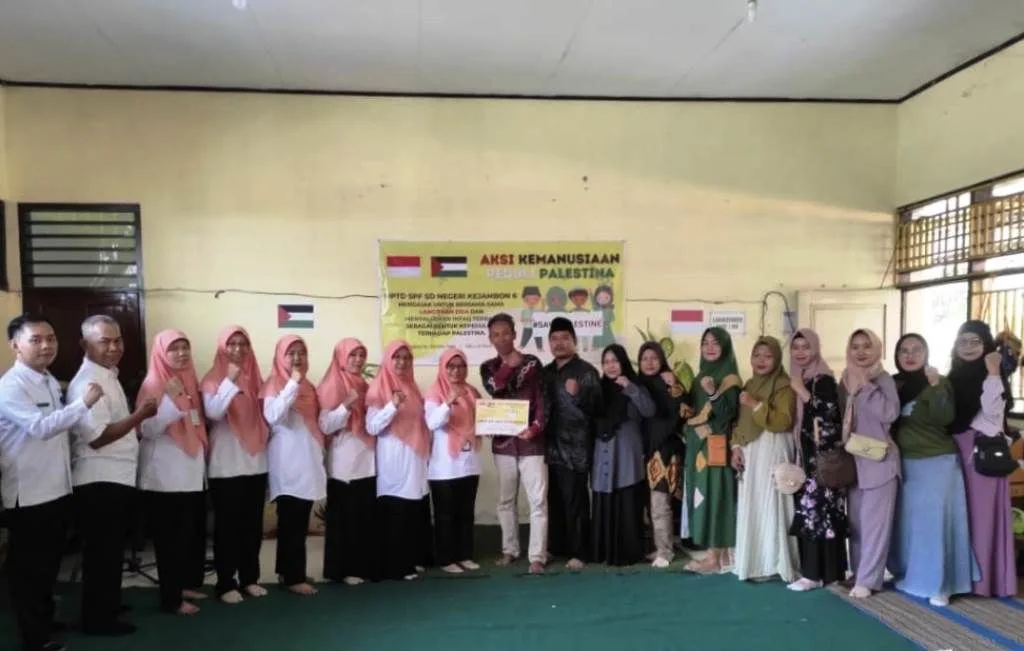 SDN Kejambon 6 Bersatu dalam Doa dan Donasi untuk Palestina