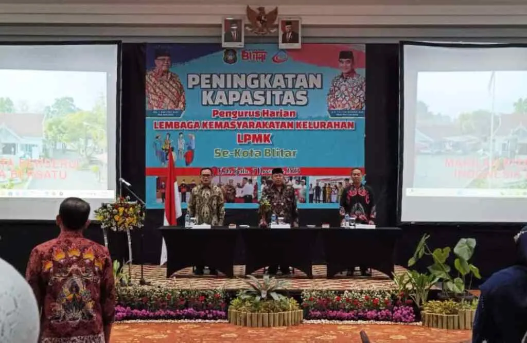Sinergi Pemkot Blitar, Beri Pembinaan Pengurus Harian LPMK se-Kota Blitar