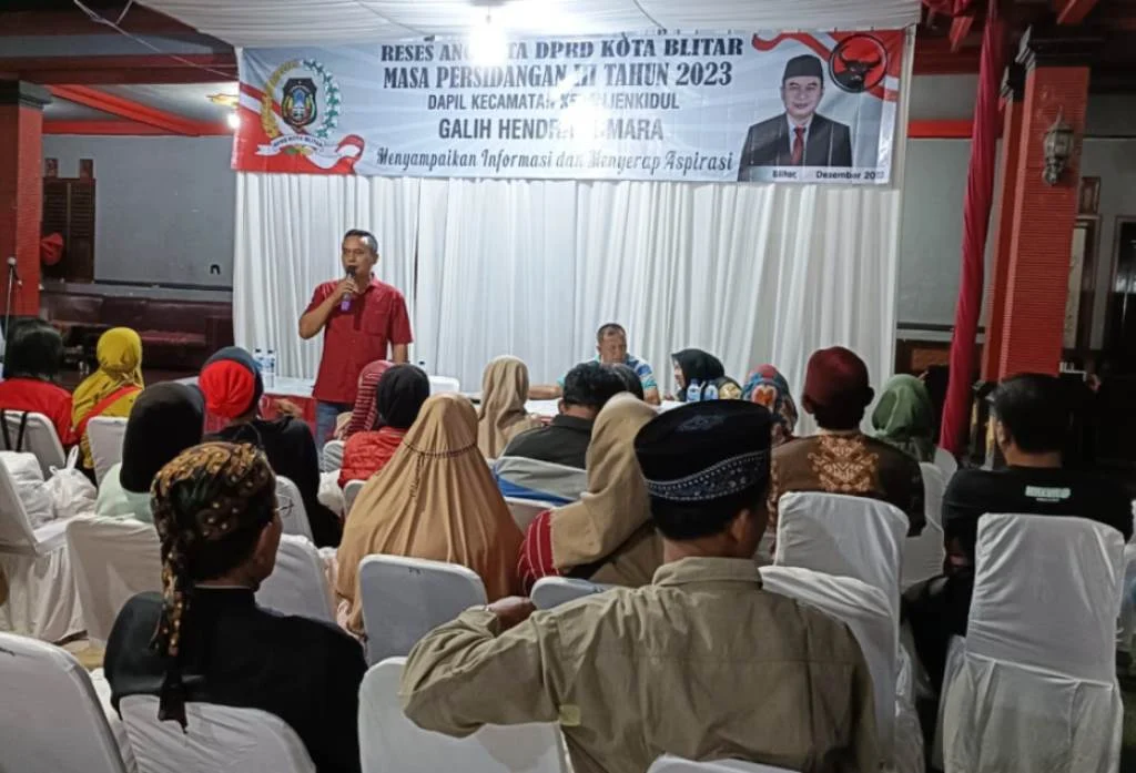 Galih Hendra Asmara Gelar Reses, Serap Aspirasi Masyarakat Blitar