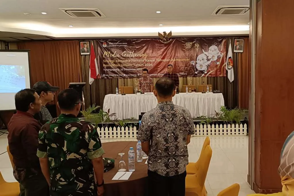 KPU Tulungagung dan Media Berkolaborasi Sinergis Awasi Tahapan Kampanye Pemilu