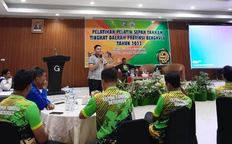 Pelatihan Pelatih Sepak Takraw Tingkat Daerah Provinsi Bengkulu Sukses Digelar