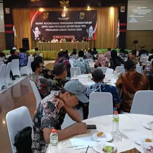 Persiapan Pemilu 2024, KPU Kabupaten Blitar Koordinasi Pembentukan KPPS dan TPS