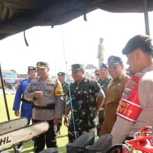 Polres Blitar Gelar Apel Kesiapsiagaan Tanggap Bencana Hidrometeorologi