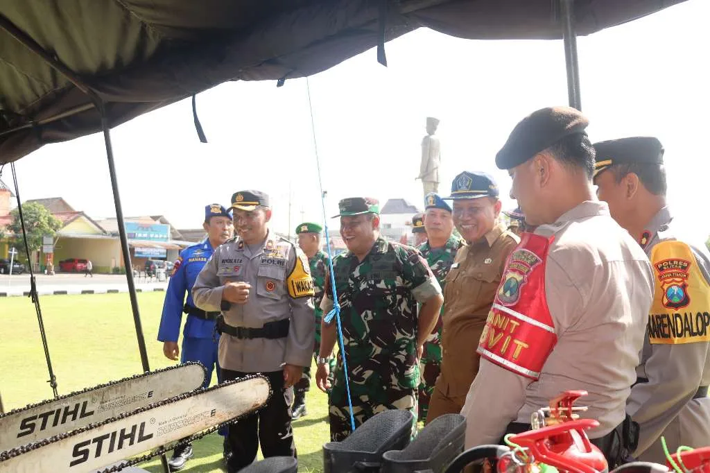 Polres Blitar Gelar Apel Kesiapsiagaan Tanggap Bencana Hidrometeorologi