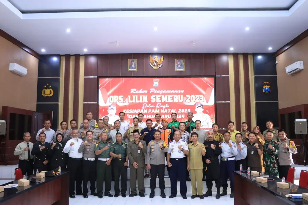 Polres Blitar Kota Gelar Rapat Koordinasi untuk Pengamanan Nataru