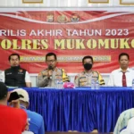Rilis Akhir Tahun 2023, Polres Mukomuko Catat Peningkatan Signifikan Penyelesaian Kasus