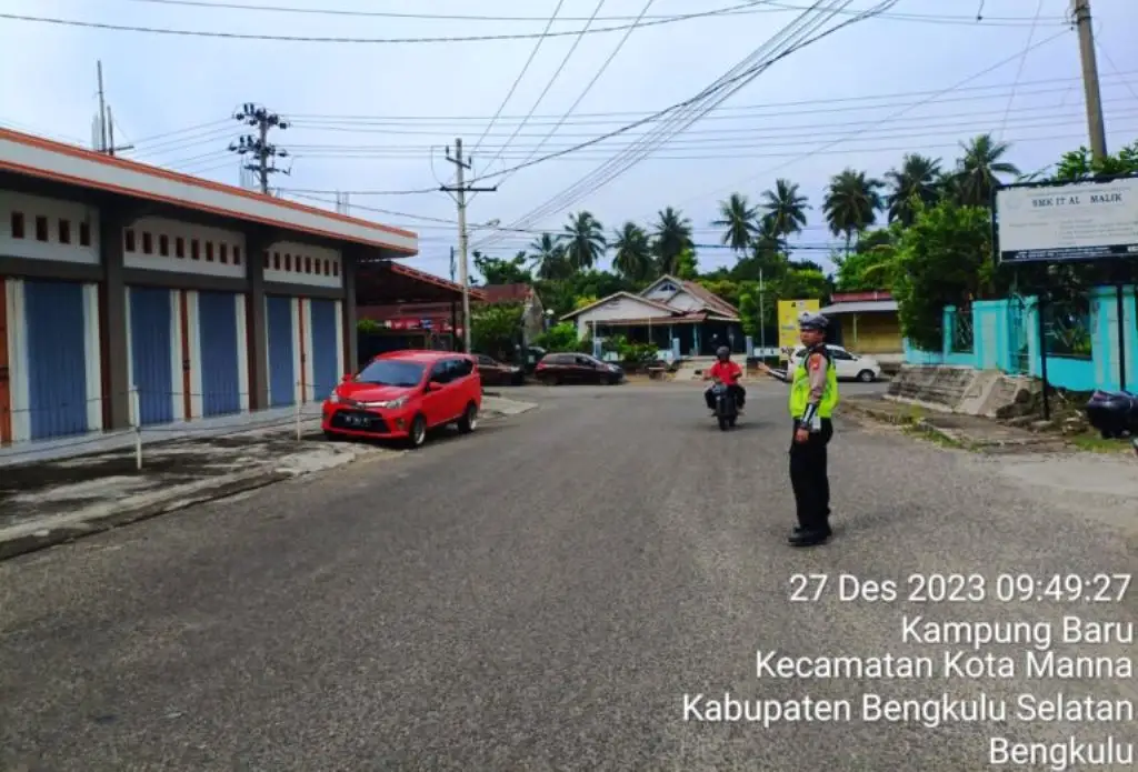 Satlantas Polda Bengkulu Jaga Ketat KPU dan Bawaslu BS Jelang Pemilu 2024
