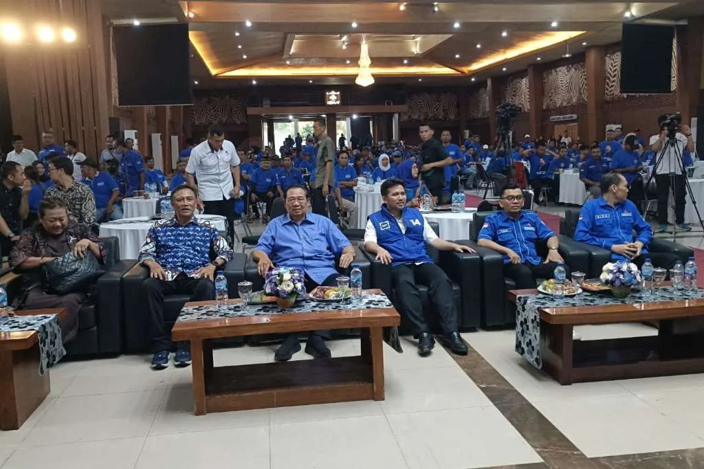 SBY Pimpin Pertemuan Kader Demokrat, Edy Masna Soroti Semangat Kemenangan