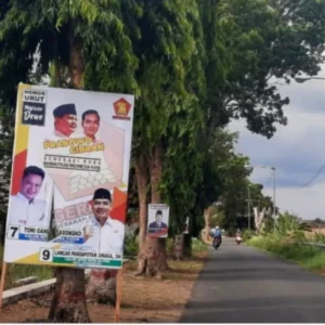 Tidak Terima APK Dirusak, Gerindra Blitar Akan Melapor Ke Pihak Kepolisian