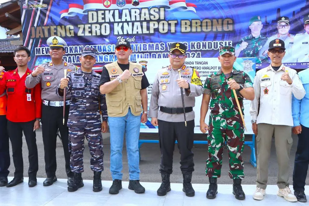 Deklarasi Jateng Zero Knalpot Brong, Komitmen Kota Tegal untuk Pemilu Damai 2024