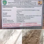 Kualitas Pekerjaan Rehabilitasi Saluran Sekunder di Air Lagan Oleh CV Anugerah Utama Dipertanyakan