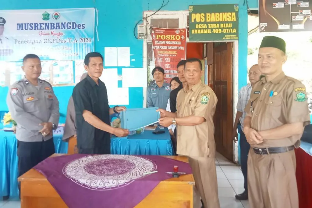 Musyawarah Penetapan RKPDes Tabeak Blau, Kades: 2024 Kita Pasang Lampu Tenaga Surya