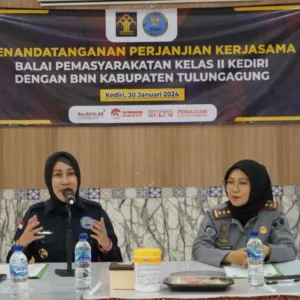 Optimalisasi Rehabilitasi Narkotika, BNN Tulungagung dan Bapas Kediri Tandatangani PKS Optimalisasi Rehabilitasi Narkotika, BNN Tulungagung dan Bapas Kediri Tandatangani PKS