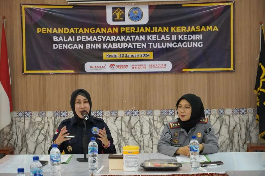 Optimalisasi Rehabilitasi Narkotika, BNN Tulungagung dan Bapas Kediri Tandatangani PKS Optimalisasi Rehabilitasi Narkotika, BNN Tulungagung dan Bapas Kediri Tandatangani PKS