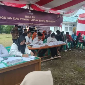 Pastikan Pemahaman Petugas, KPU Kabupaten Kaur Gelar Simulasi Pemilu 2024