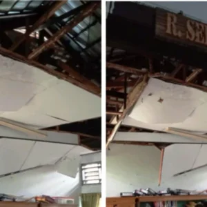 Ruang Sekretariat Dinas Pendidikan Kabupaten Kaur Memilukan, Bikin Was-Was Bekerja