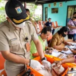 Sudin KPKP JakPus Gelar Vaksinasi Rabies Untuk Hewan Peliharaan