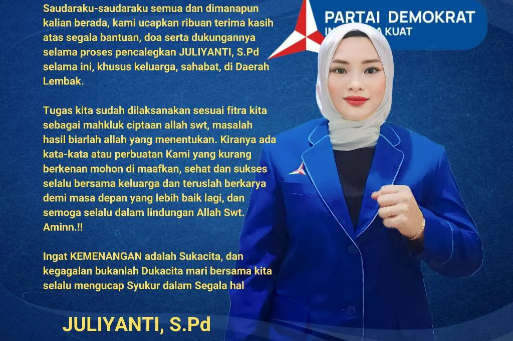 Juliyanti Ajak Masyarakat Bersatu Pasca-Pemilu Demokratis di Rejang Lebong