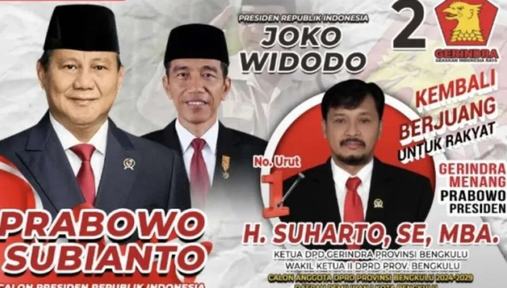 Pasangan Prabowo-Gibran Menang di Bengkulu, Waka II DPRD Provinsi Ucap Syukur