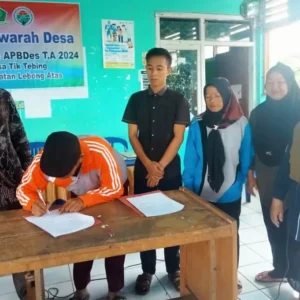 Pemdes Tik Tebing Gelar Musyawarah Penetapan APBDes 2024, Prioritaskan Pembangunan