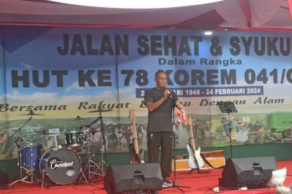 Sumardi Puji Korem 041/Garuda Emas dan TNI AD dalam Pelestarian Lingkungan