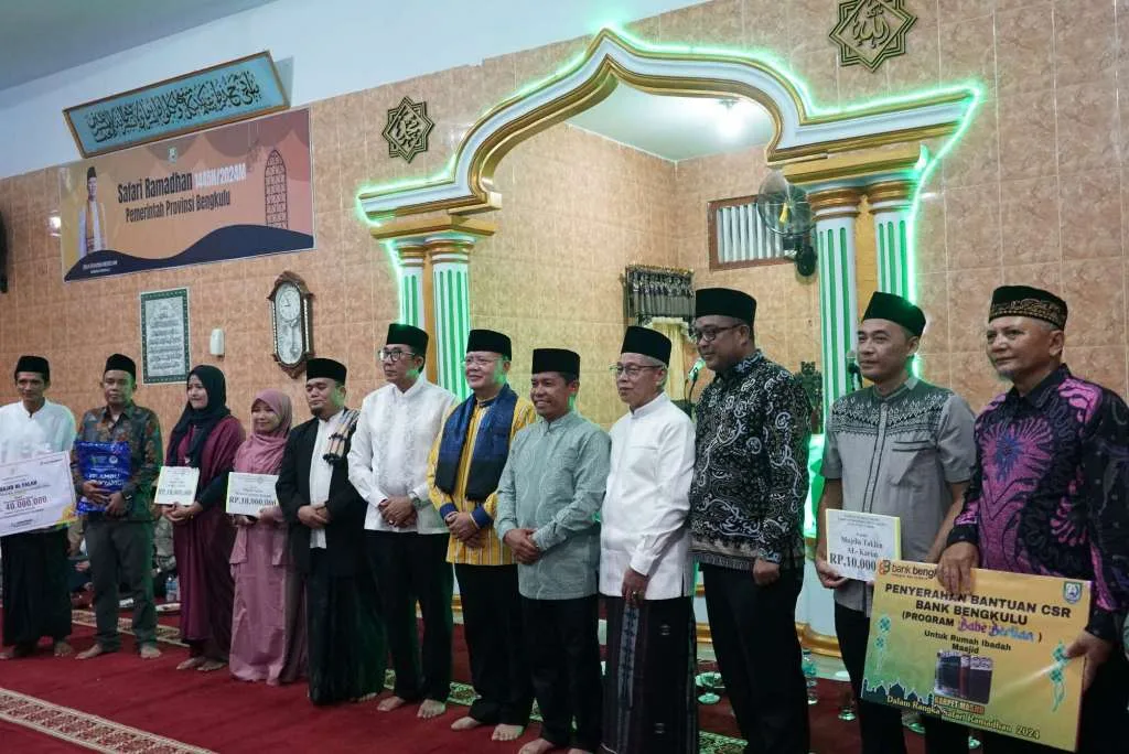 Bupati Lebong dan Gubernur Bengkulu Safari Ramadhan Bersama