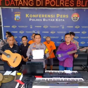 Curi Sounds System Gereja, 2 Pelaku Berhasil Diamankan Polres Blitar Kota