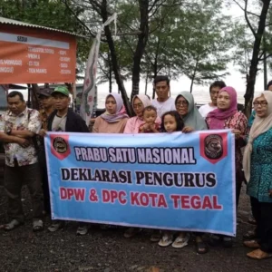Deklarasi Pengurus Prabu Satu Nasional Kota Tegal, Dukung Prabowo-Gibran