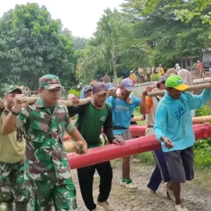 Inisiatif Swadaya, Dandim Tegal Bangun Jembatan Gantung Desa Wotgalih Inisiatif Swadaya, Dandim Tegal Bangun Jembatan Gantung Desa Wotgalih