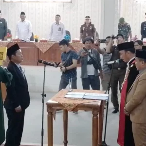Ketua DPRD Lebong Buka Sidang Paripurna Istimewa Pelantikan Pengganti Antar Waktu