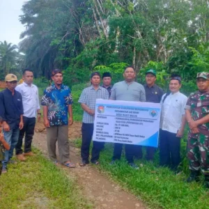 Pemdes Bukit Mulya Resmi Luncurkan Proyek Pembangunan Fisik Dengan Dana Desa