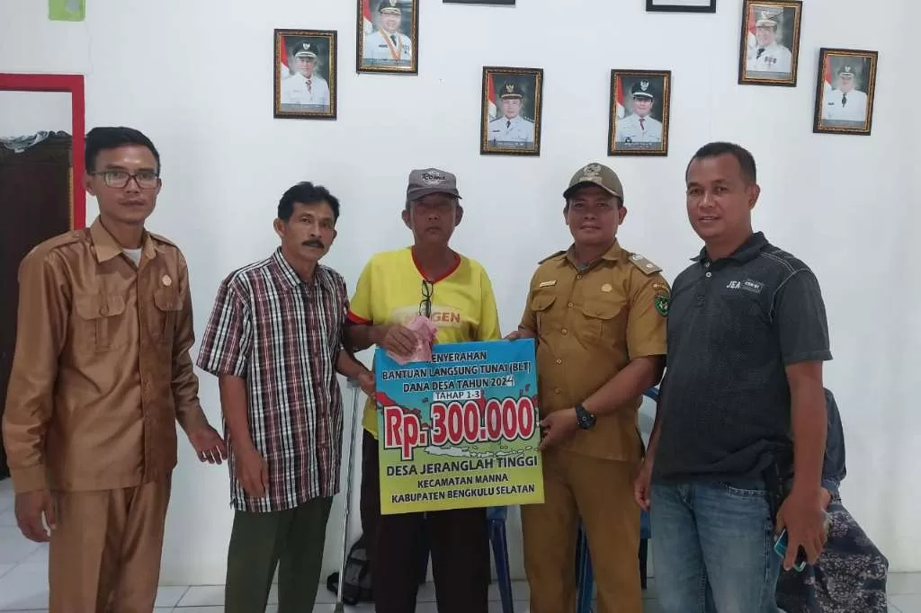Pemdes Jaranglah Tinggi Sukses Salurkan BLT-DD Kepada 21 KPM