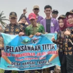 Pemdes Resmikan Pembangunan Jalan Usaha Tani Nangai Tayau I