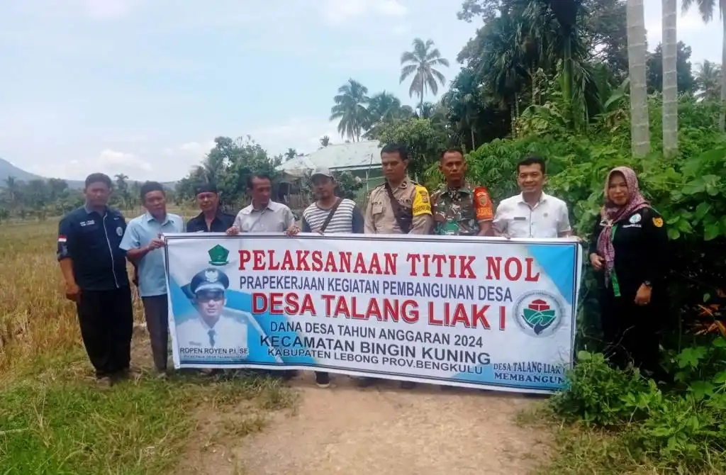 Pemdes Talang Liak I Gelar Pra Pelaksanaan Proyek Irigasi Baru