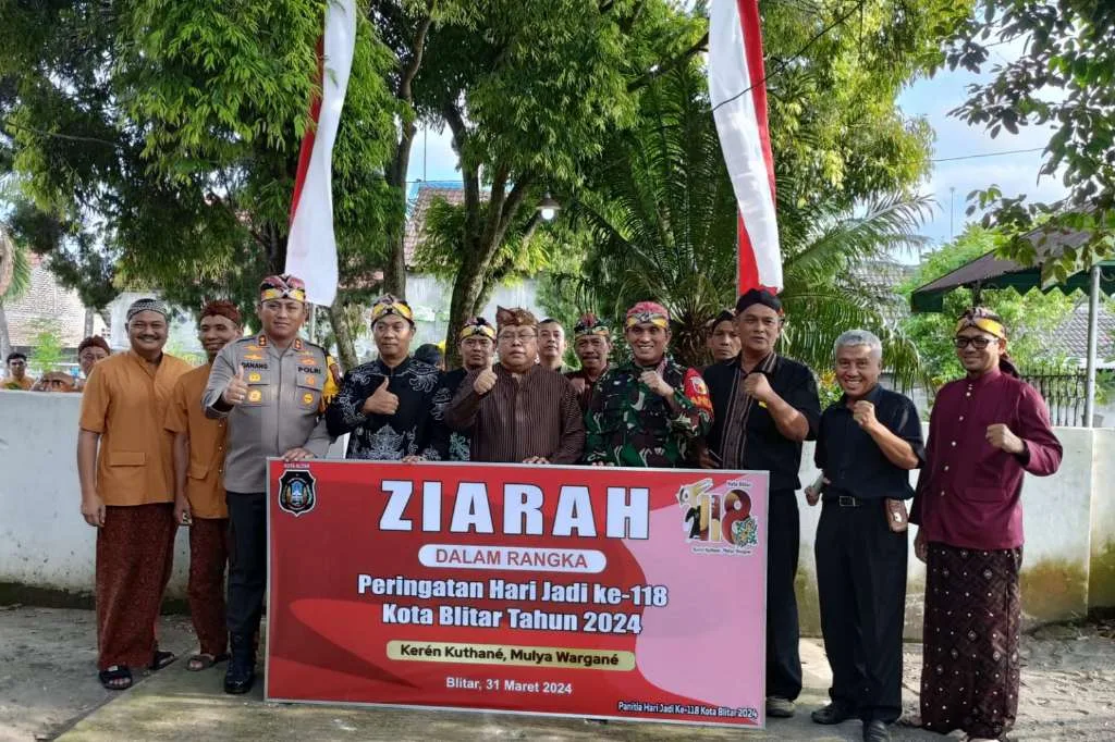 Peringatan Hari Jadi Ke-118 Kota Blitar, Walikota Gelar Ziarah dan Tasyakuran