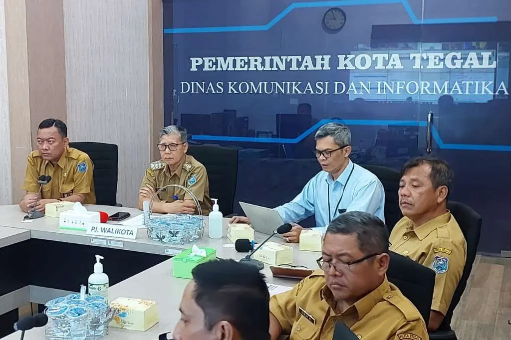 Hadiri Rakor, Pj Walikota Tegal Dukung Pemerintah Jaga Stabilitas Inflasi