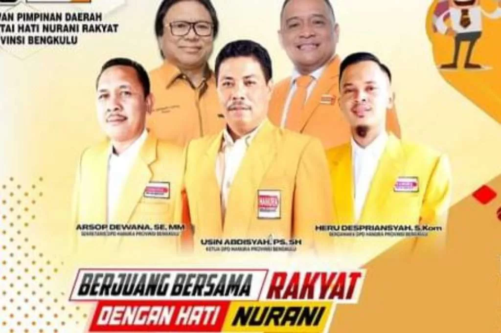 Partai HANURA Bengkulu Buka Penjaringan Kepala Daerah, Catat Proses dan Persyaratannya