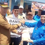 Pemkab Lebong Terima Kunjungan Bupati Rejang Lebong di Posko Penanggulangan Banjir