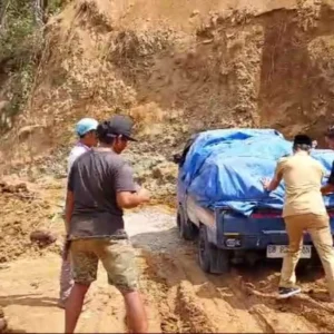Sigap, Jalan Longsor Lebong-Rejang Lebong Sudah Bisa Dilalui Kendaraan Roda Empat
