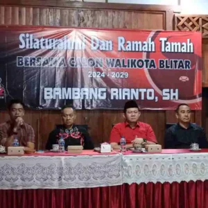 Bambang Rianto Gelar Silaturahmi, Dihadiri Ketua dan Sekretaris DPC PDIP Kota Blitar